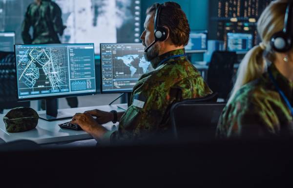 Web banner for blog titled as: Digital engineering in defense: its time has arrived