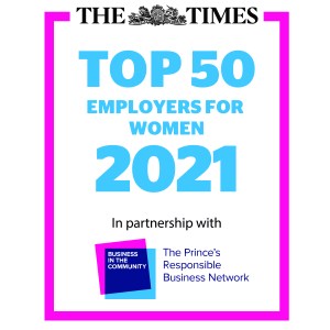 Times Top 50 Employers for Women 2021