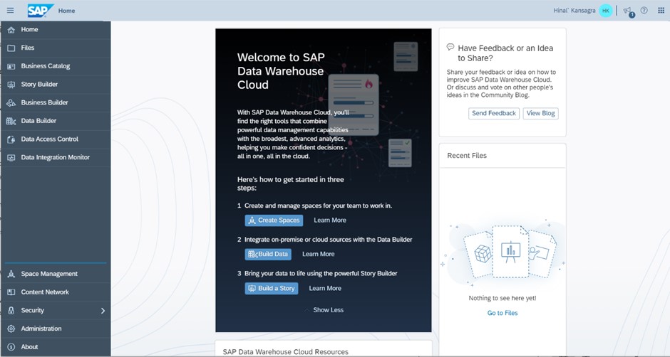 Source: Capgemini UK - SAP Data Warehouse Cloud home page