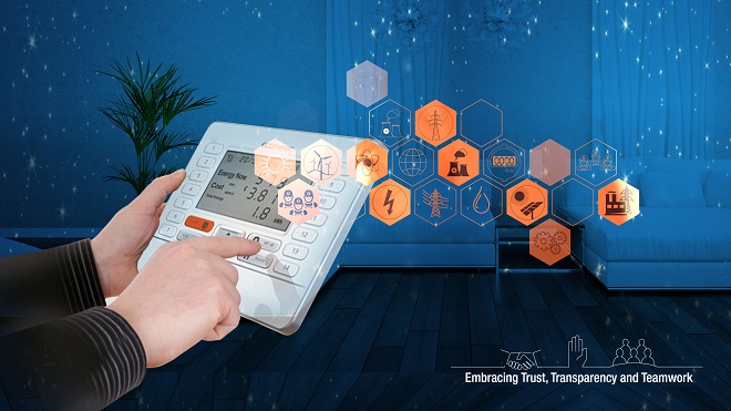 Banner met energiemeter.